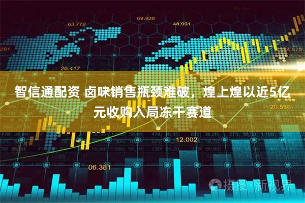 智信通配资 卤味销售瓶颈难破，煌上煌以近5亿元收购入局冻干赛道